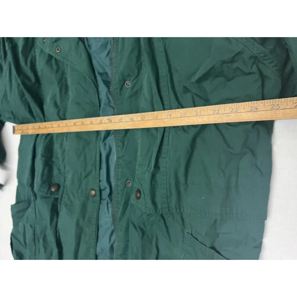 Venezia Womens Green Coat with Detachable Hood- Approx. M - Picture 7 of 8